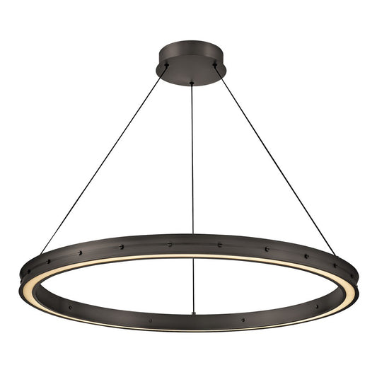 Fredrick Ramond Althea 38" Chandelier, Satin Black - FR41476SK