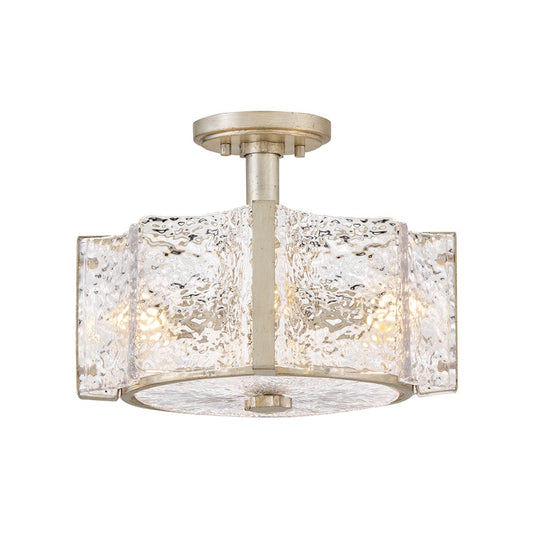 Fredrick Ramond Florian 4 Light Medium Semi-Flush Mount, Glacial - FR41601GG