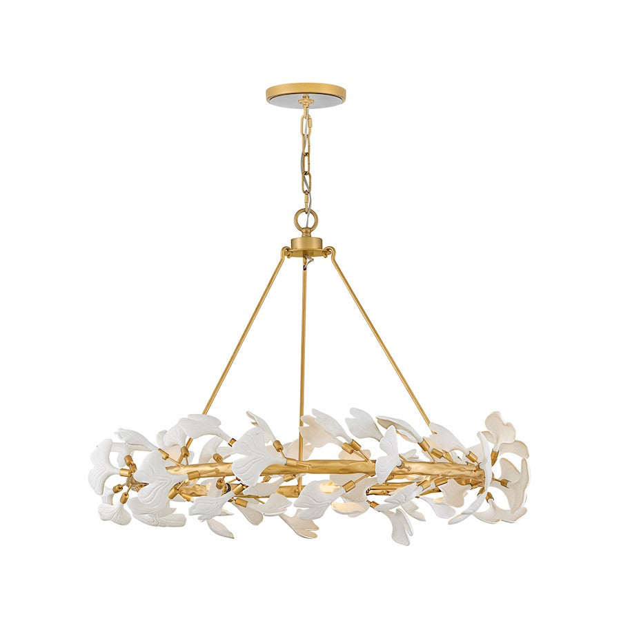 Fredrick Ramond Audra 6 Light Large Ring Chandelier, Deluxe Gold - FR41934DG