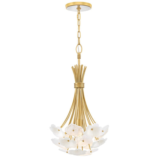 Fredrick Ramond Marianne 1Lt Pendant, Gold/Ceramic/Clear Pressed - FR41964DG