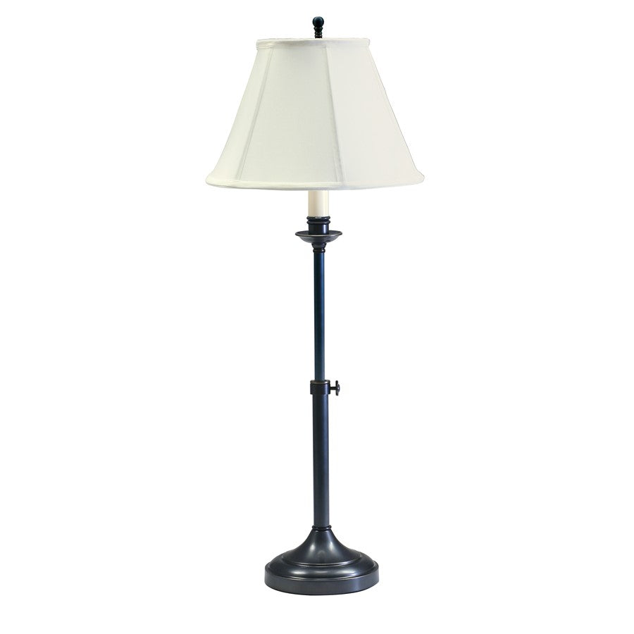 House of Troy Oil Rubbed Bronze Table Lamp w/ Adjustable Height