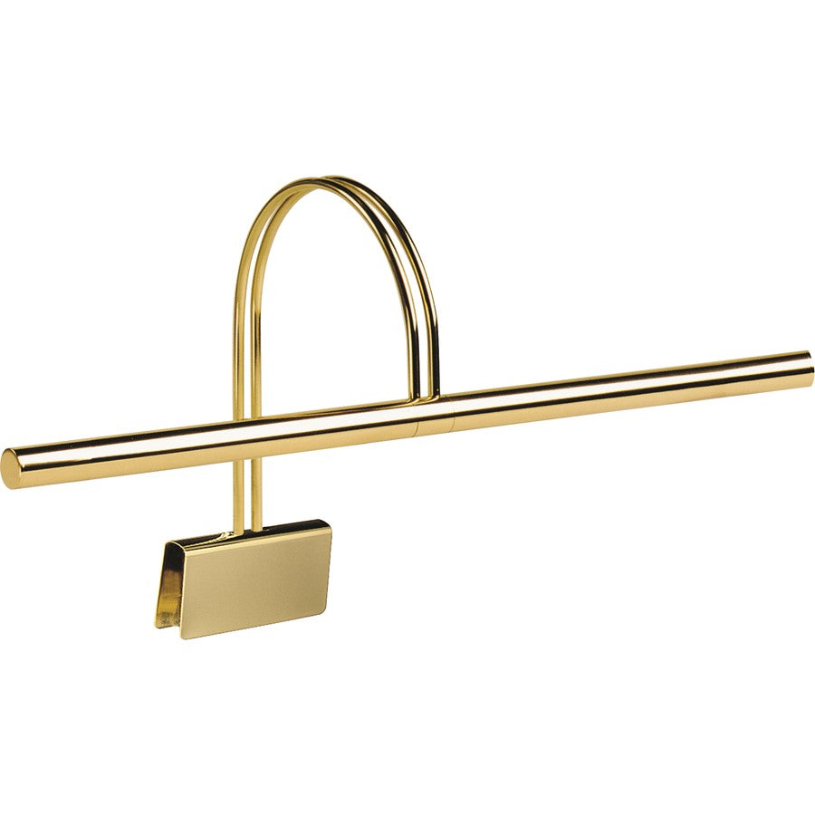 House of Troy 22" Polished Brass Slimline Grand Piano Lamp