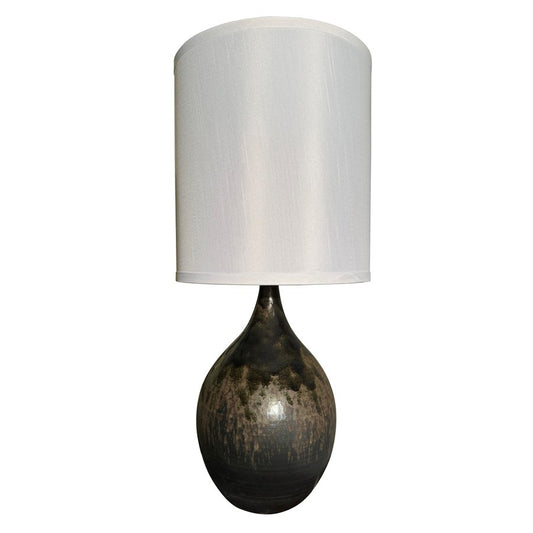 House Of Troy Scatchard 1Lt 24" Stoneware Table Lamp, Mystic Gray - GS301-MG