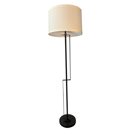 House Of Troy Lyndon 2Lt 65" Floor Lamp, Black/Bent Metal Accents - LY701-BLK