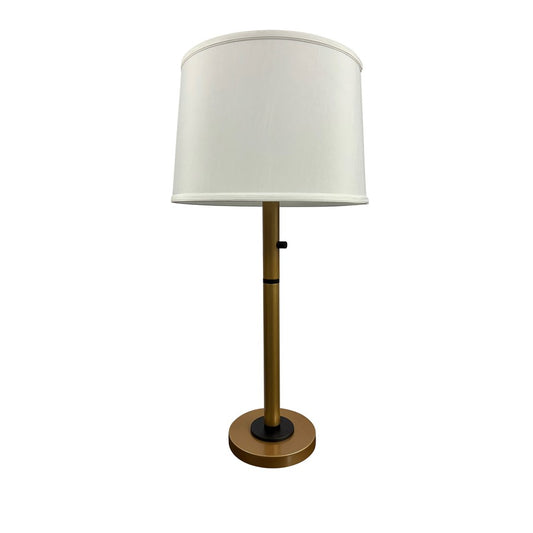 House Of Troy Rupert 3Lt Way Table Lamp, Gold/Black And Usb Port - RU750-HGBLK