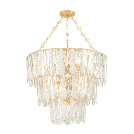 Hudson Valley Tappan 13 Light Chandelier, Vintage Gold Leaf/Piastre - 1713-VGL