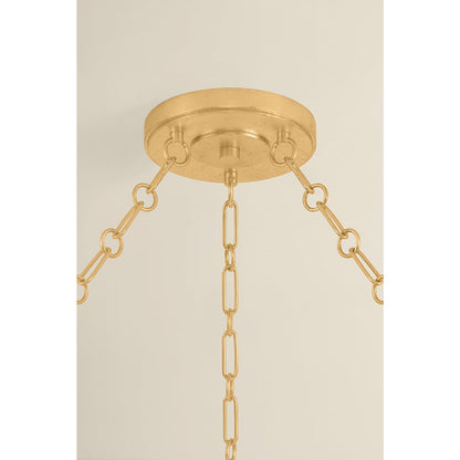 Hudson Valley Tappan 21 Light Chandelier, Vintage Gold Leaf/Piastre - 1720-VGL