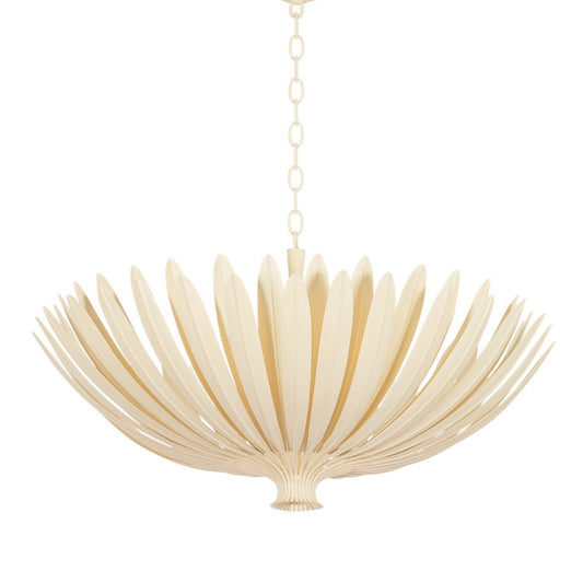 Hudson Valley Whitfield 8Lt Chandelier, Cream Plaster - 1836-CP