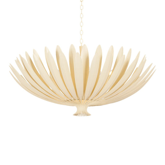 Hudson Valley Whitfield 12Lt Chandelier, Cream Plaster - 1848-CP