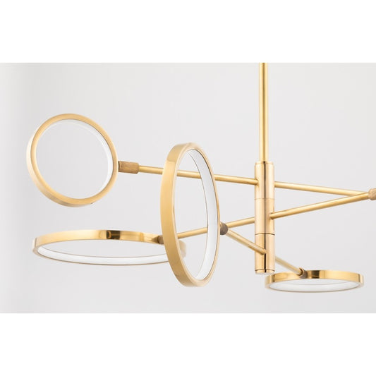 6 Light LED Chandelier