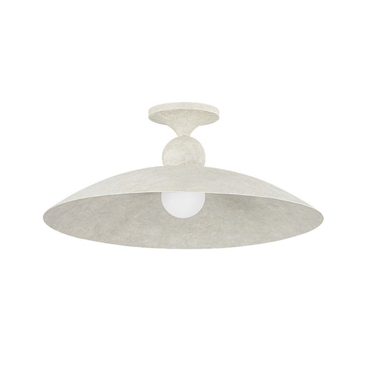 Hudson Valley Teelin 1 Light Flush Mount, Limewash Plaster - 4320-LWP