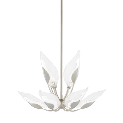 Blossom Chandelier, Silver Leaf