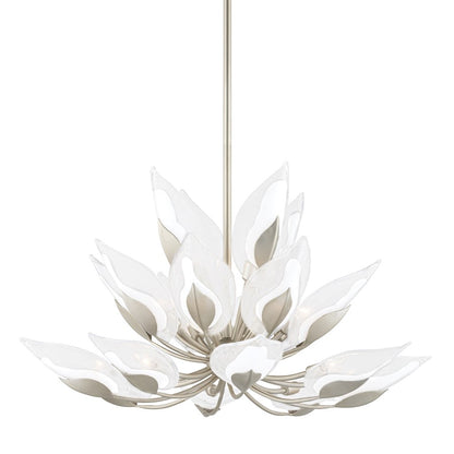 Blossom Chandelier, Silver Leaf