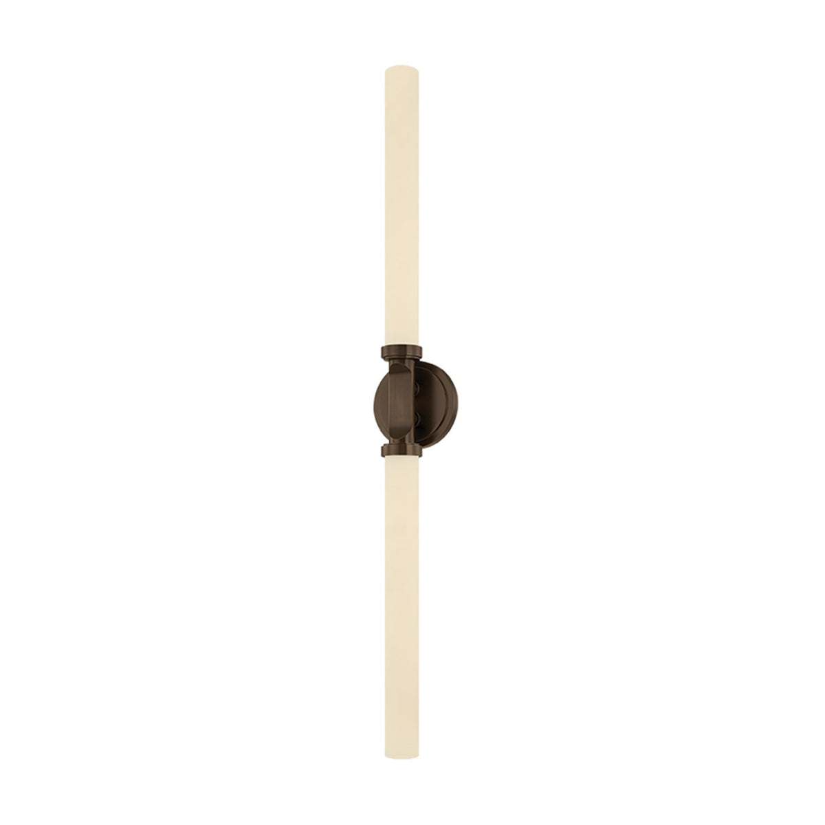 Hudson Valley Richmond Hill 36in 2-Light Vanity Light | Contemporary Old World Brass and Opal Glass | Bathroom | 4.75 x 36 in | Model 5752-OWB