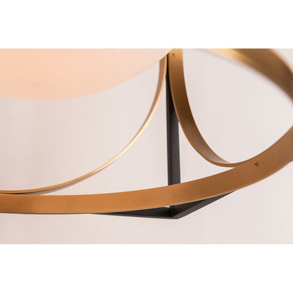 1 Light 19" Pendant, Brass
