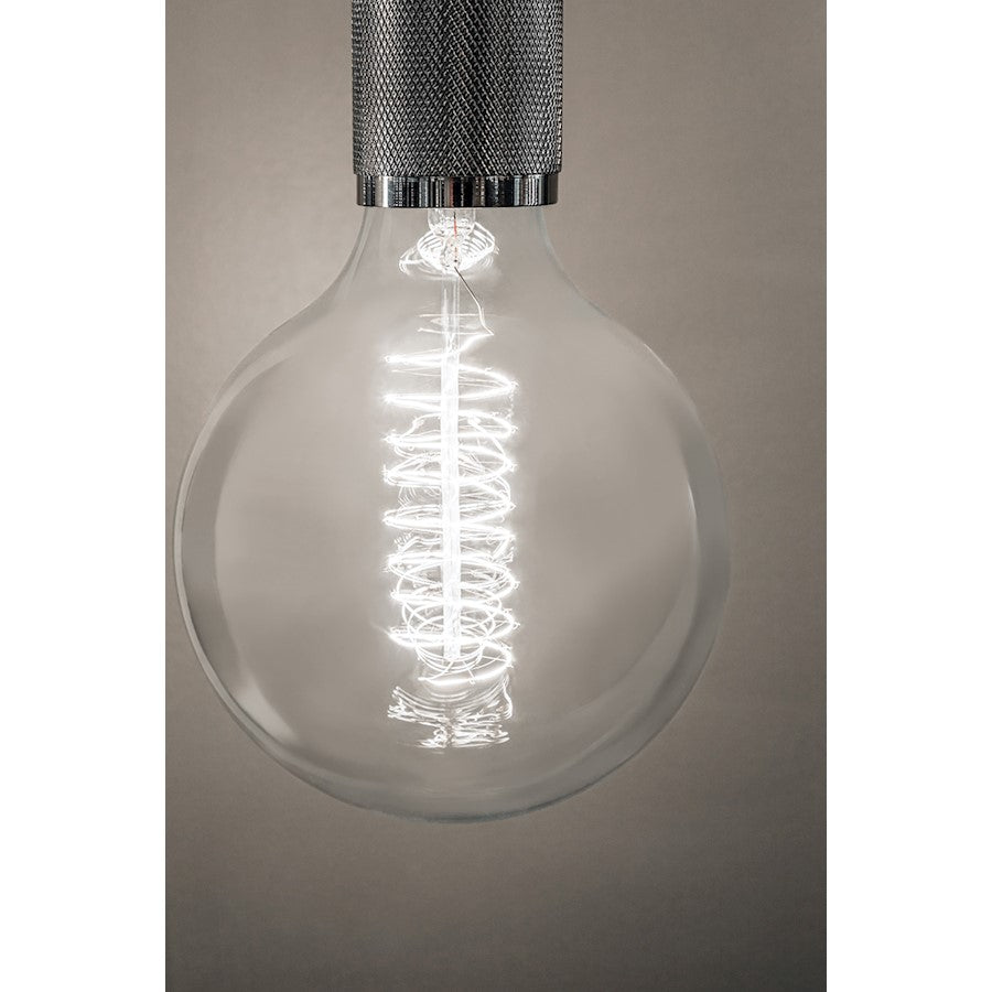 1 Light Pendant, Polished Nickel