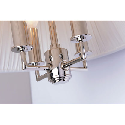 4 Light Pendant, Polished Nickel