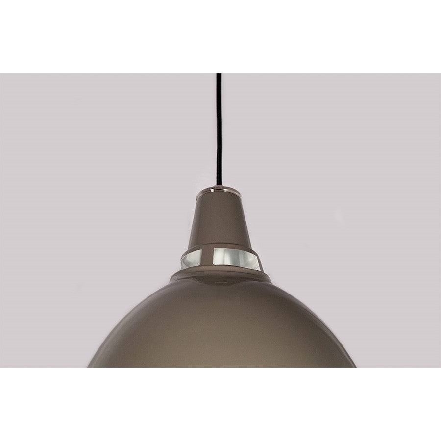 1 Light 14" Pendant, Gray