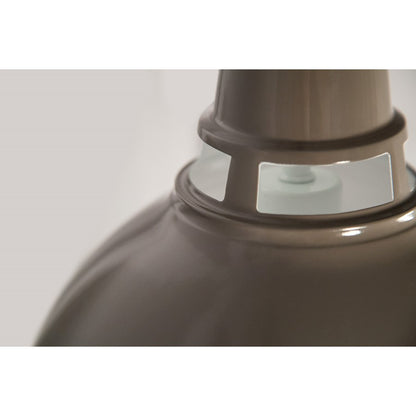 1 Light 14" Pendant, Gray