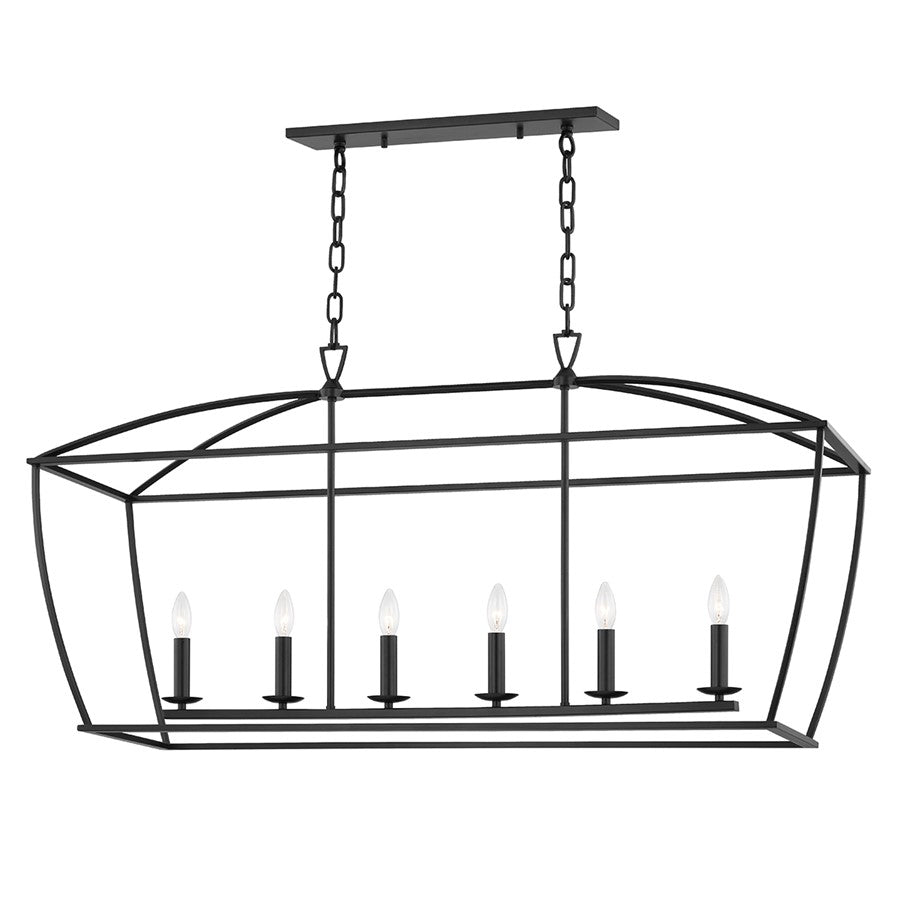 Hudson Valley Bryant 6 Light Linear Island Pendant