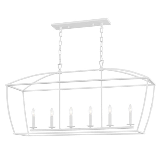 Hudson Valley Bryant 6 Light Linear Island Pendant