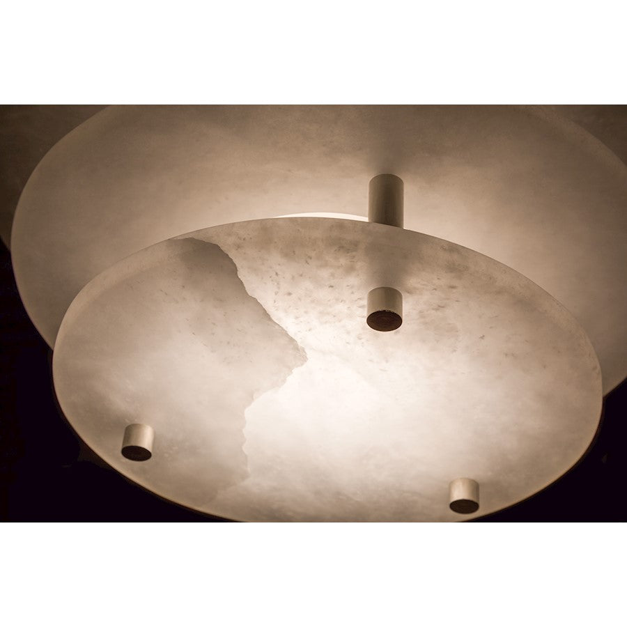 Hudson Valley Gatsby 1 Light Flush Mount, Polished Nickel
