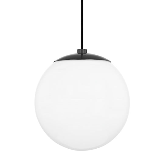 1 Light Large Pendant, White