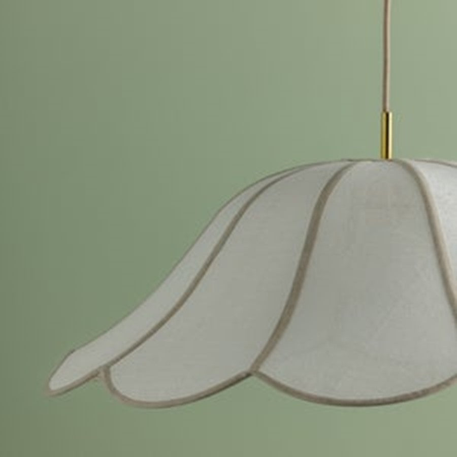 Mitzi Christine 1Lt 11" Pendant, Brass/Champagne Etched In/Out