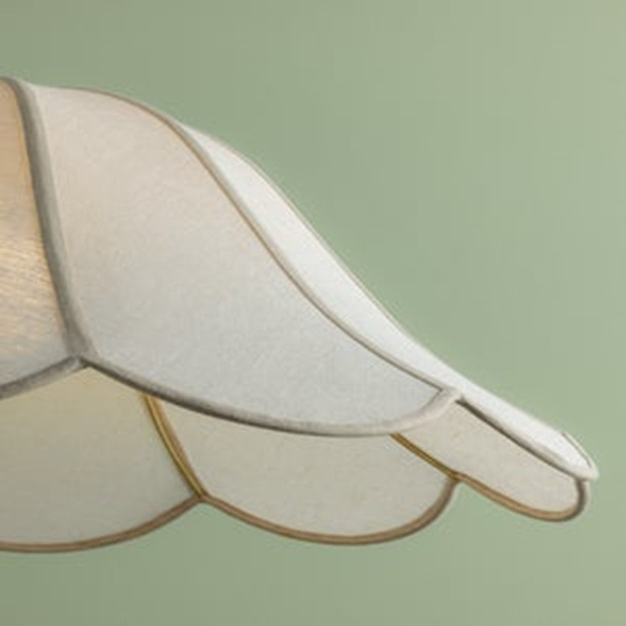 Mitzi Christine 1Lt 11" Pendant, Brass/Champagne Etched In/Out