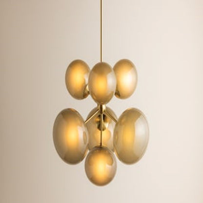 Mitzi Zaley 7 Light Chandelier, Aged Brass/Light Bronze
