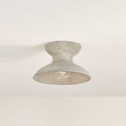 Mitzi Carina 1Lt Flush Mount, Brass/Ceramic Belgian Crackle