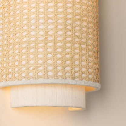 Mitzi TIna 2 Light Wall Sconce, Aged Brass/Raw Silk