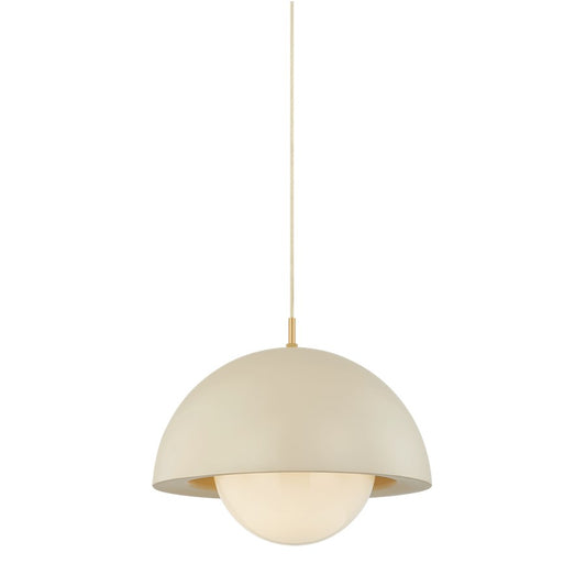 Mitzi Jolene 1 Light 15" Pendant, Aged Brass/Opal Glossy - H1085701B-AGB-TBQ