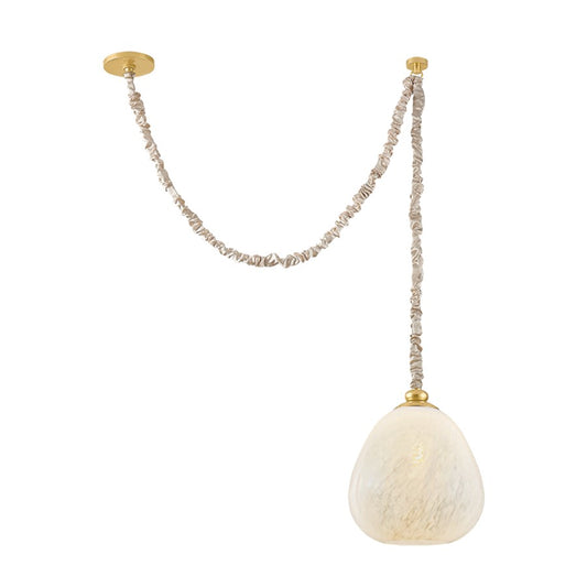 Mitzi Remi 1 Light Pendant, Aged Brass/Clear Cloud - H1150701-AGB