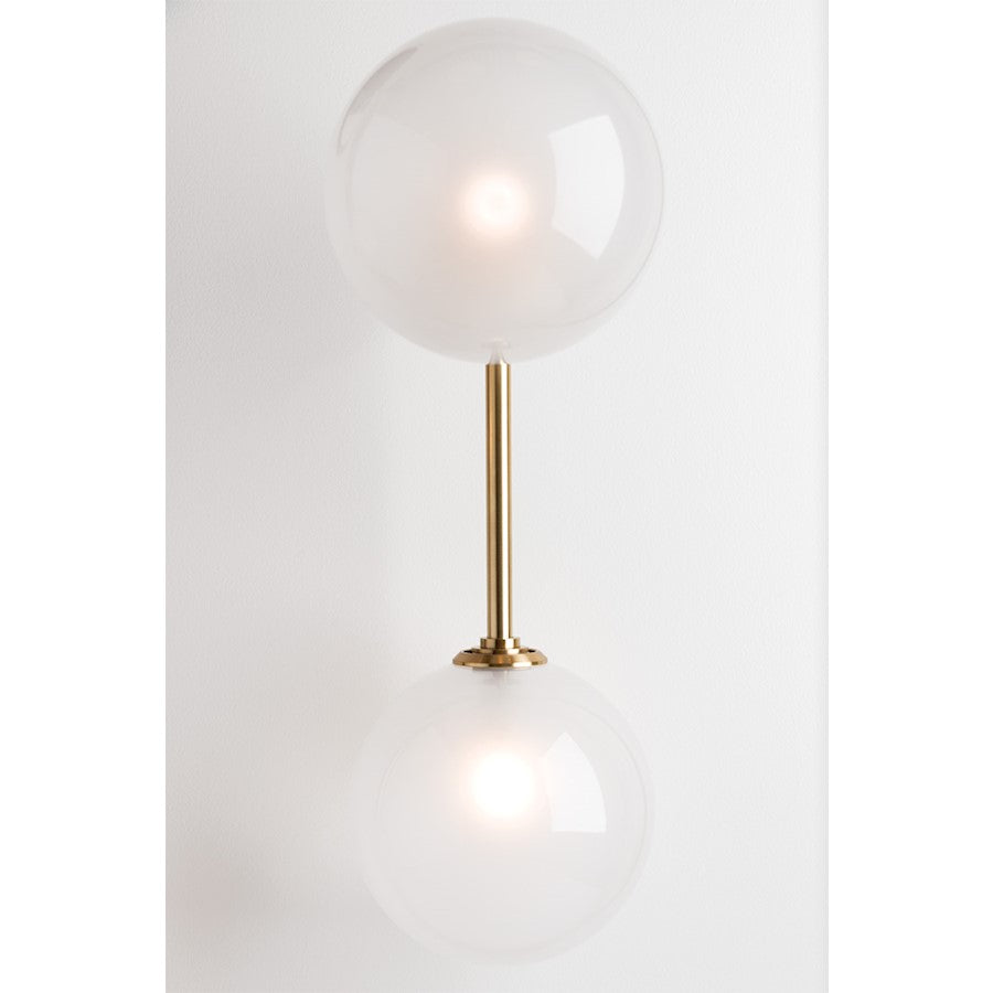 2 Light Wall Sconce