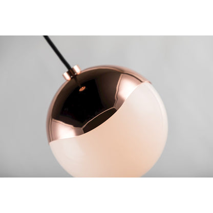1 Light Pendant, Polished Copper