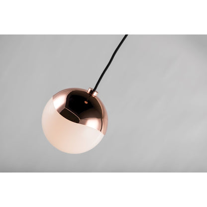 1 Light Pendant, Polished Copper