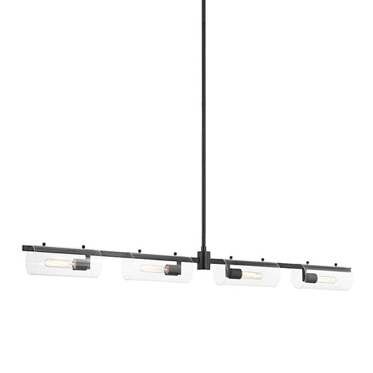 Mitzi Ariel 4 Light Island, Soft Black/Clear