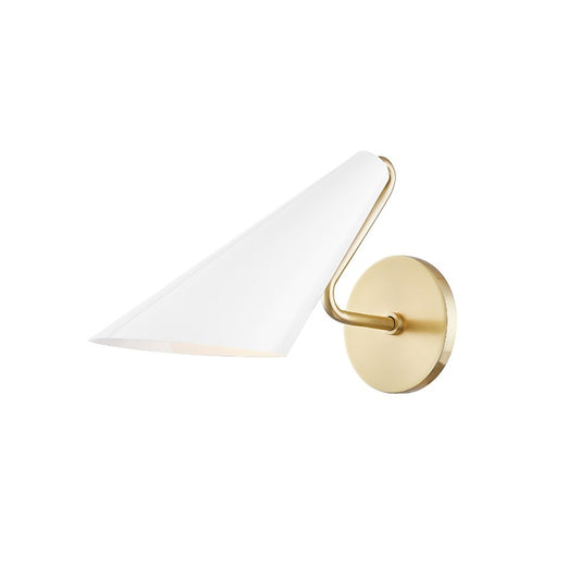Mitzi Talia 1 Light Wall Sconce, Polished Nickel/Midnight Blue - H399101-PN-MBL