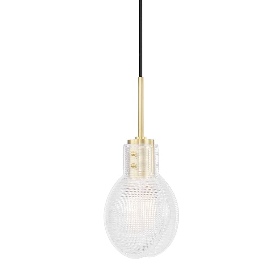 Mitzi Jenna 1 Light Pendant, Polished Nickel - H417701-PN