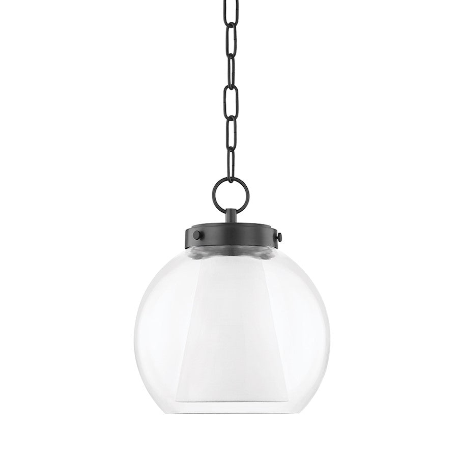 Mitzi Sasha 1 Light LED 10" Pendant, Polished Nickel - H457701S-PN