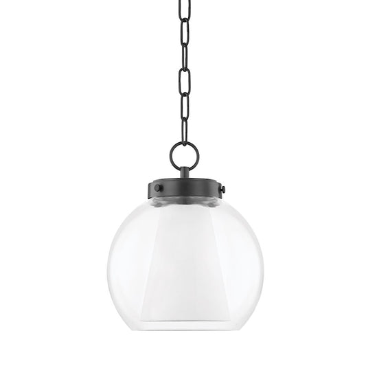 Mitzi Sasha 1 Light LED 10" Pendant, Polished Nickel - H457701S-PN