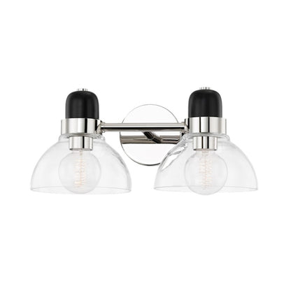 Mitzi Camile 2 Light Bath Bracket, Polished Nickel - H482302-PN