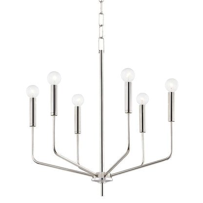 Mitzi Bailey 8 Light Chandelier, Polished Nickel - H516808-PN