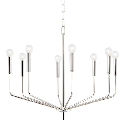 Mitzi Bailey 8 Light Chandelier, Polished Nickel - H516808-PN