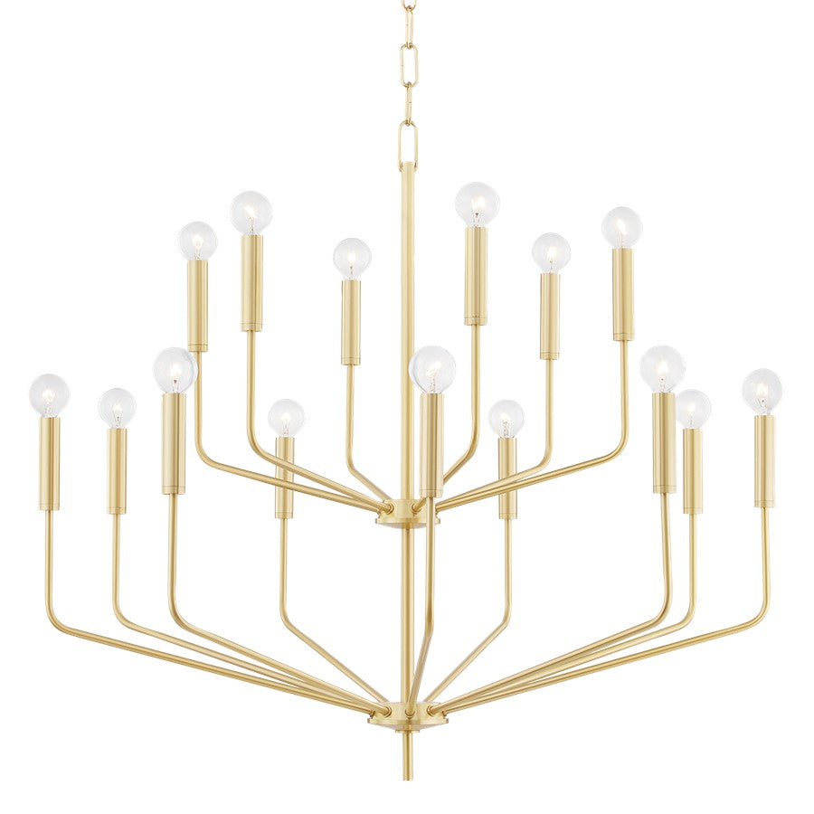 Mitzi Bailey 15 Light, 2-Tier Chandelier, Polished Nickel - H516815-PN