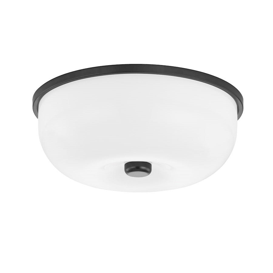 Mitzi Wendy 2 Light Flush Mount, Soft Black