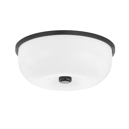 Mitzi Wendy 2 Light Flush Mount, Soft Black
