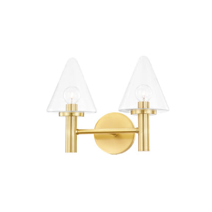 Mitzi Connie 2 Light 13" Bath Bracket, Polished Chrome - H540302-PC