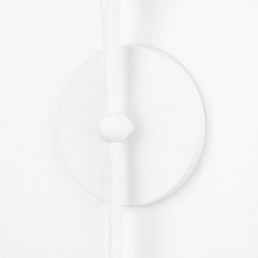 Mitzi Elsa 2 Light Wall Sconce, Textured White - H689102-TWH